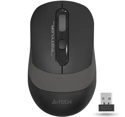 A4-Tech Kablosuz Mouse Nano Siyah-Gri (FG10S)