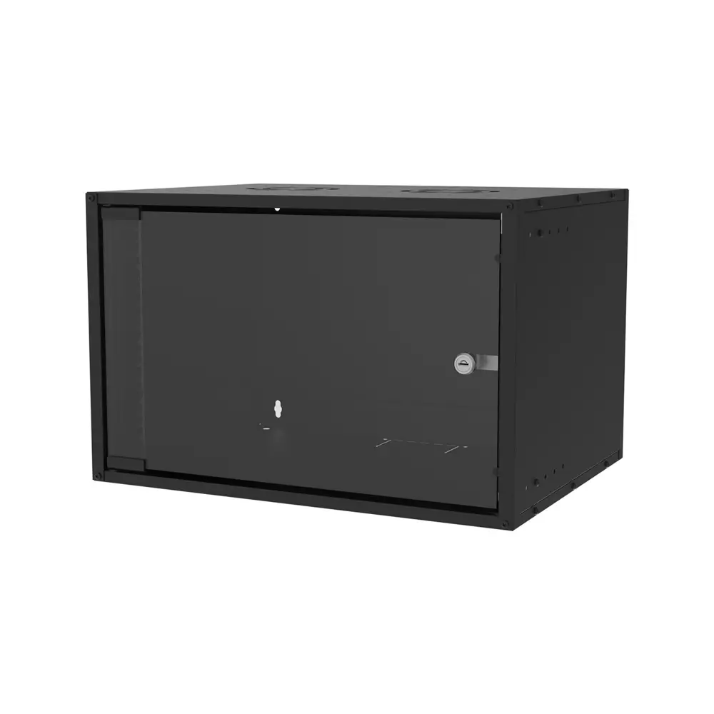 S-link SL-U7 Yeni Nesil 7U Soho Rack Kabin W 530mm D 400mm Siyah