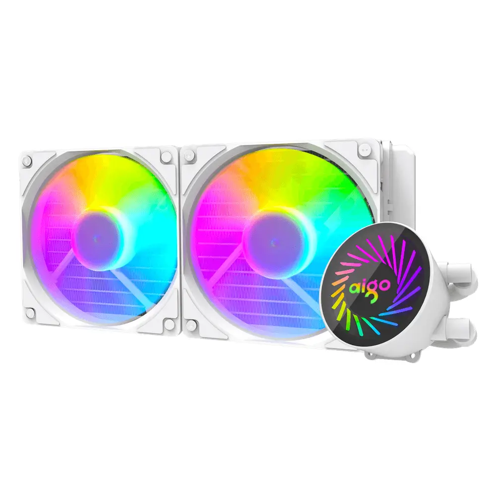 AIGO DCS240 Beyaz ARGB 240mm Sıvı Soğutma 1851/AM5