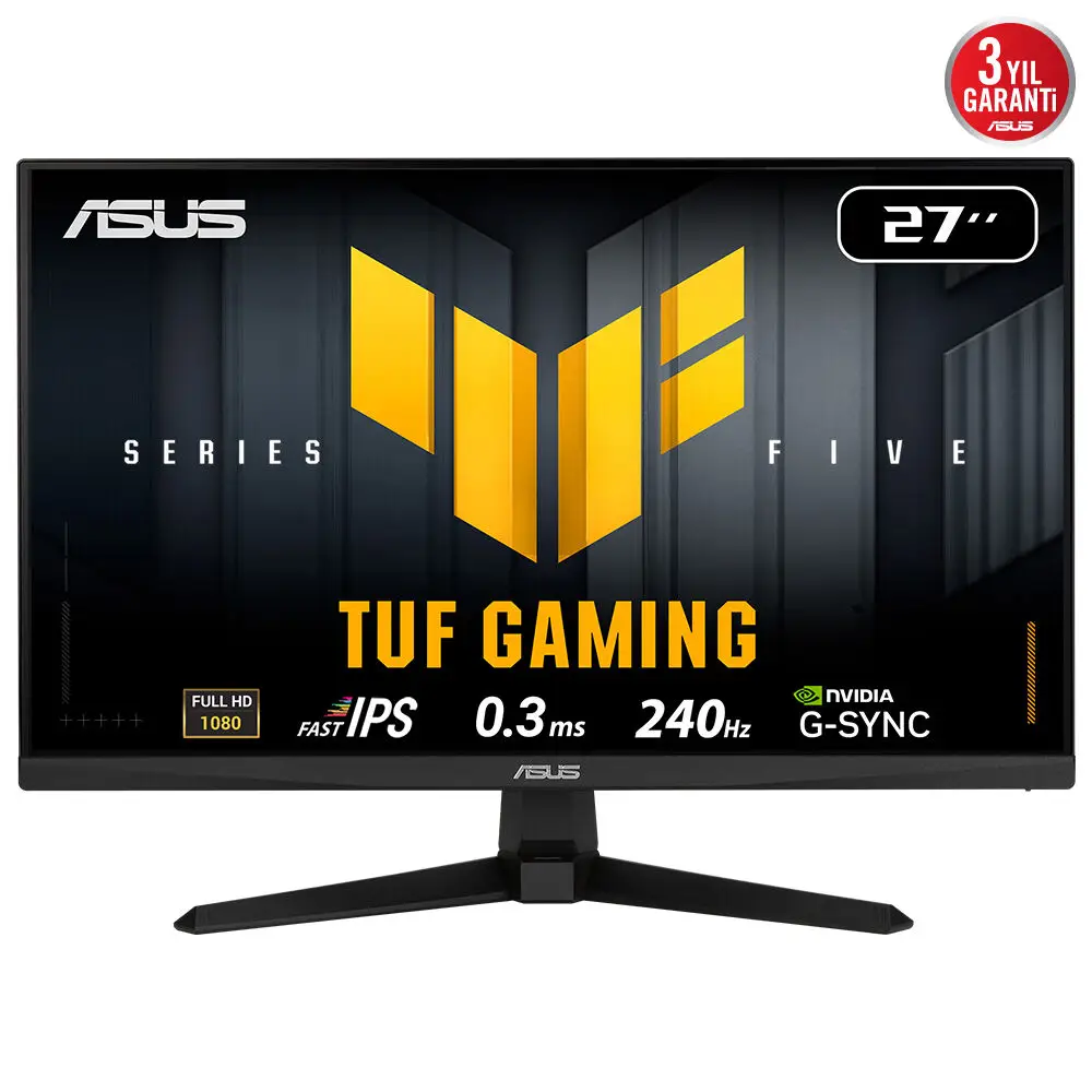 Asus 27" TUF Gaming VG279QM5A IPS MM Gaming Monitör 0.3ms Siyah