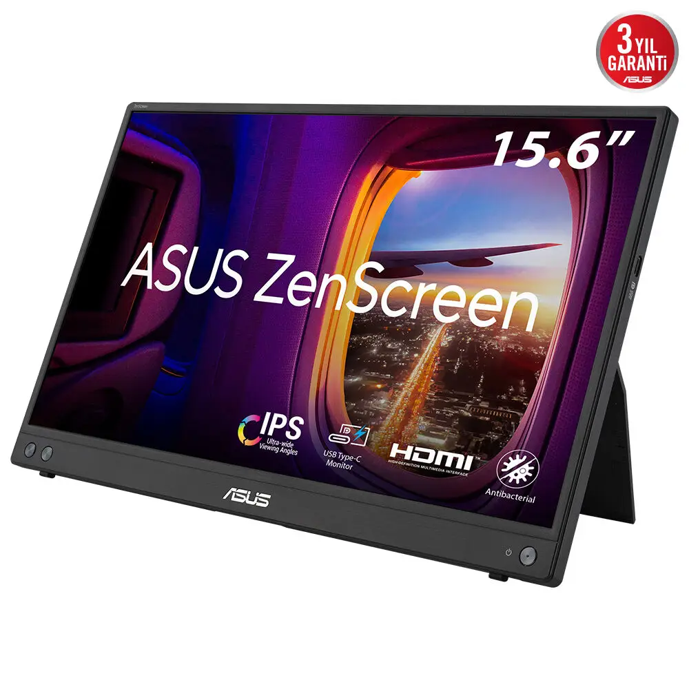 Asus 15.6" MB16AHV IPS Taşınabilir Monitör 5ms
