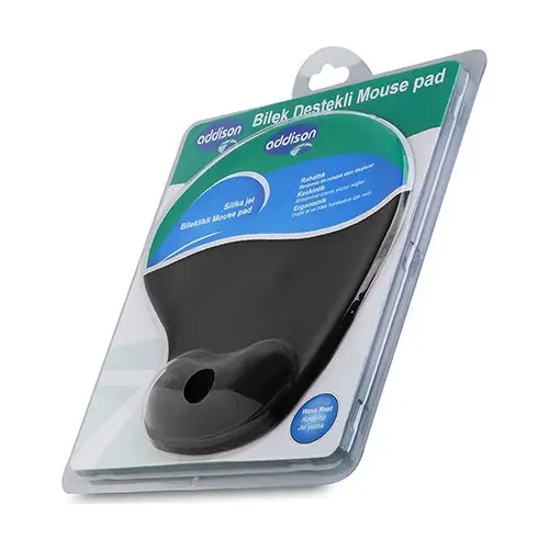 Addison Bilek Destekli Mouse Pad Siyah (300152)