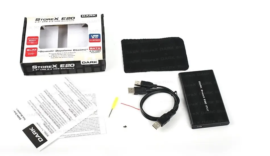 Dark DK-AC-DSE20 Storex 2.5'' USB 2.0 SATA Disk Kut