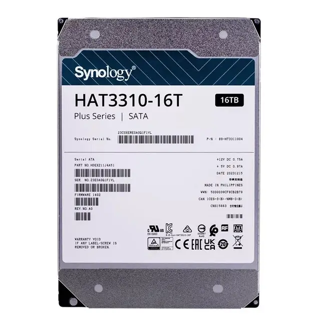 Synology 16TB 3.5'' NAS 7200rpm (HAT3310-16T)