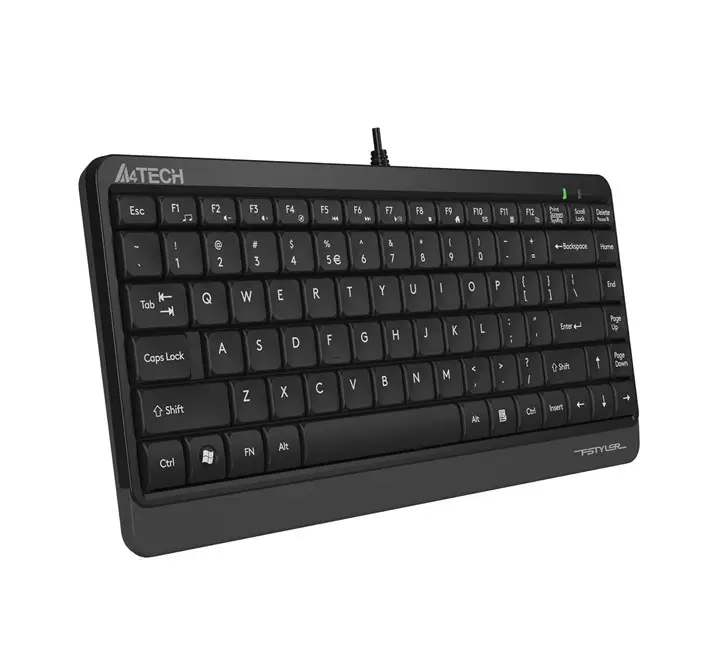 A4-Tech Mini Kablolu Klavye Gri (FK11)