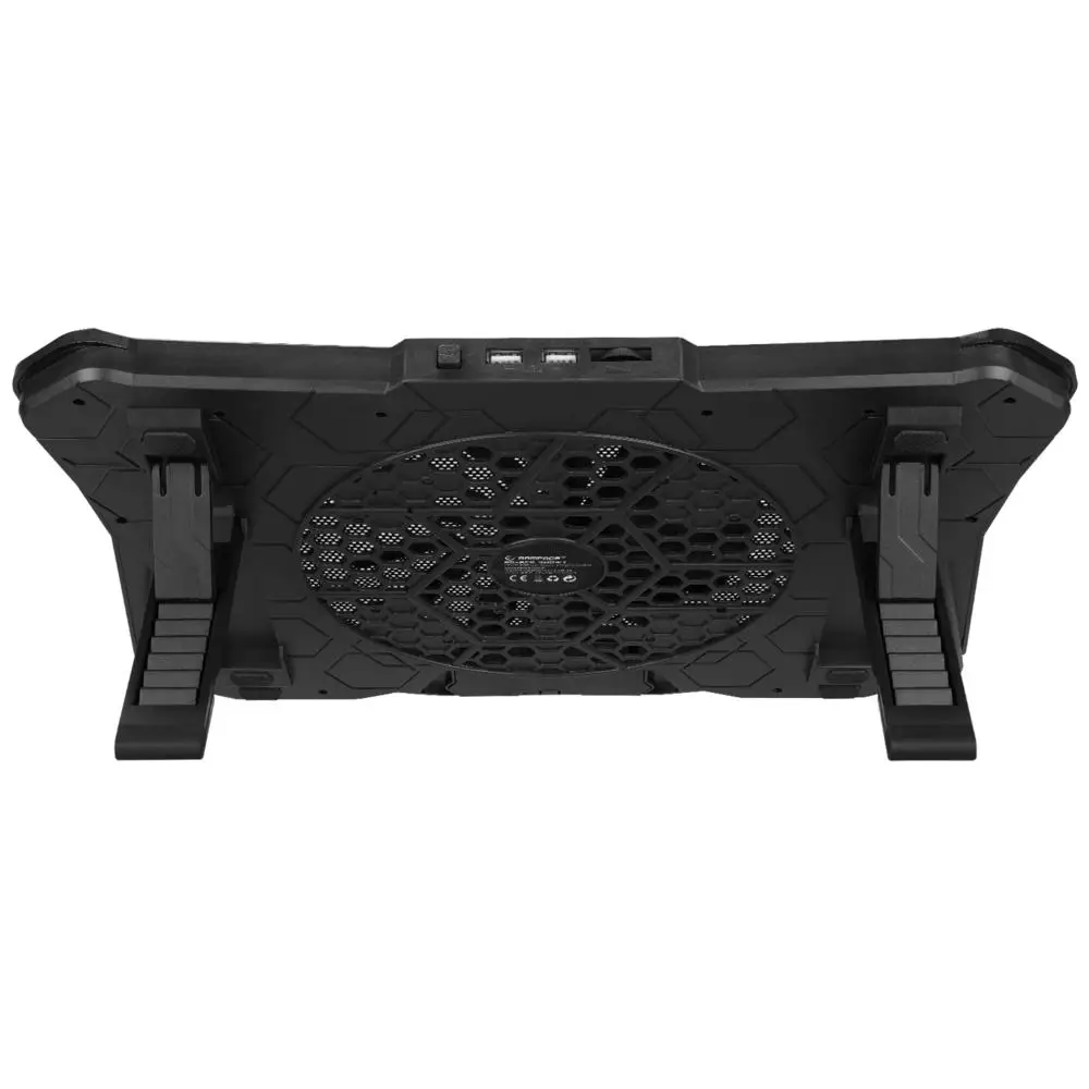 Rampage AD-RC8 SHOWY Siyah 180mm Fan 15''-17'' RGB Işıklı Notebook Soğutucu Stand