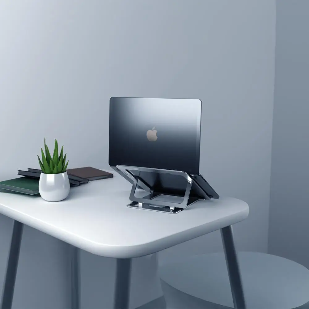 S-link SL-AL11 Gümüş 6 Açılı Katlanabilir Alüminyum Laptop Stand