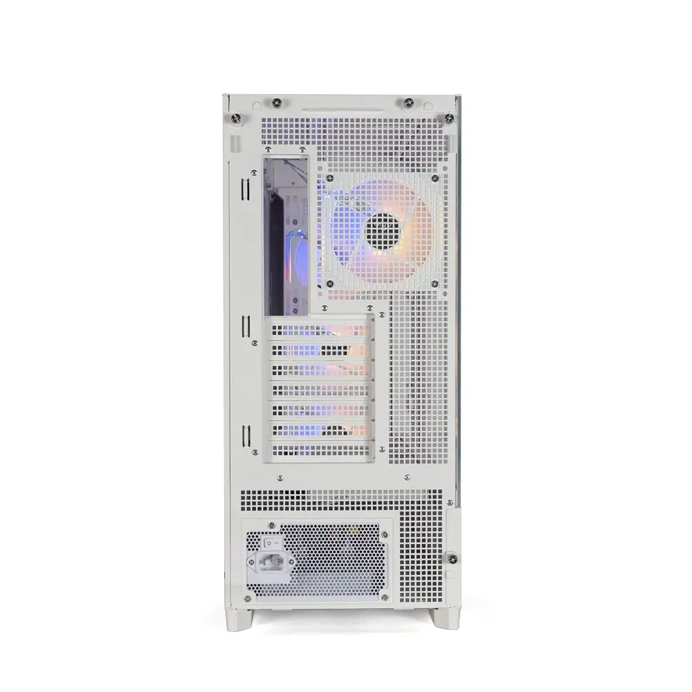 AIGO AIRNOVA Beyaz 850W 80+ Bronze 7 Fanlı ARGB Mid Tower Kasa