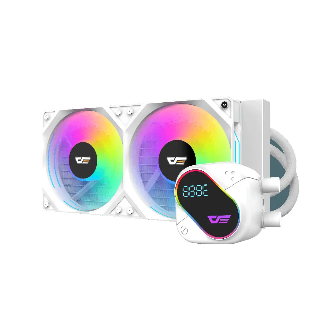 AIGO DO240 ARGB LCD 240mm Beyaz Sıvı Soğutma 1851/AM5