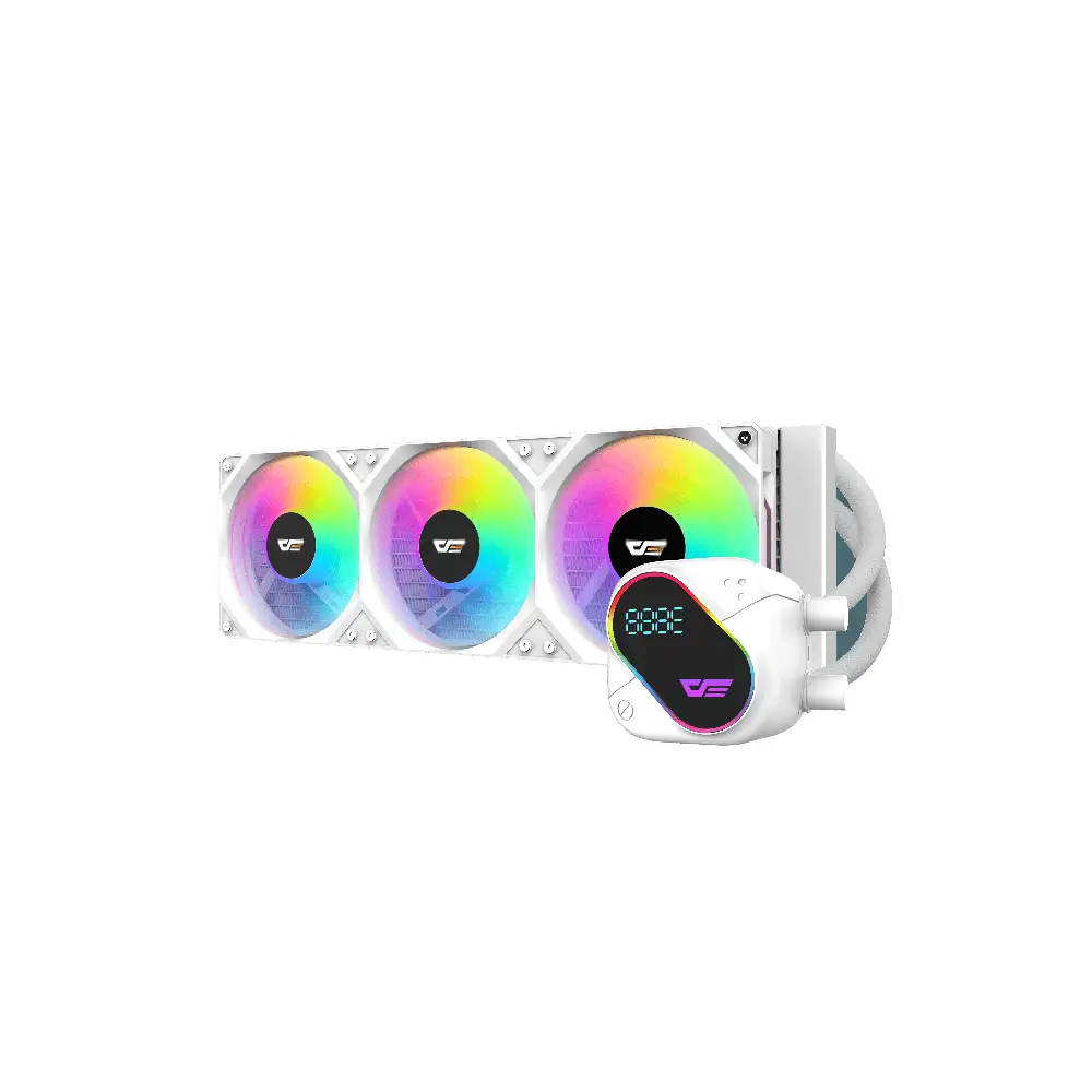 AIGO DO360 ARGB LCD 360mm Beyaz Sıvı Soğutma 1851/AM5