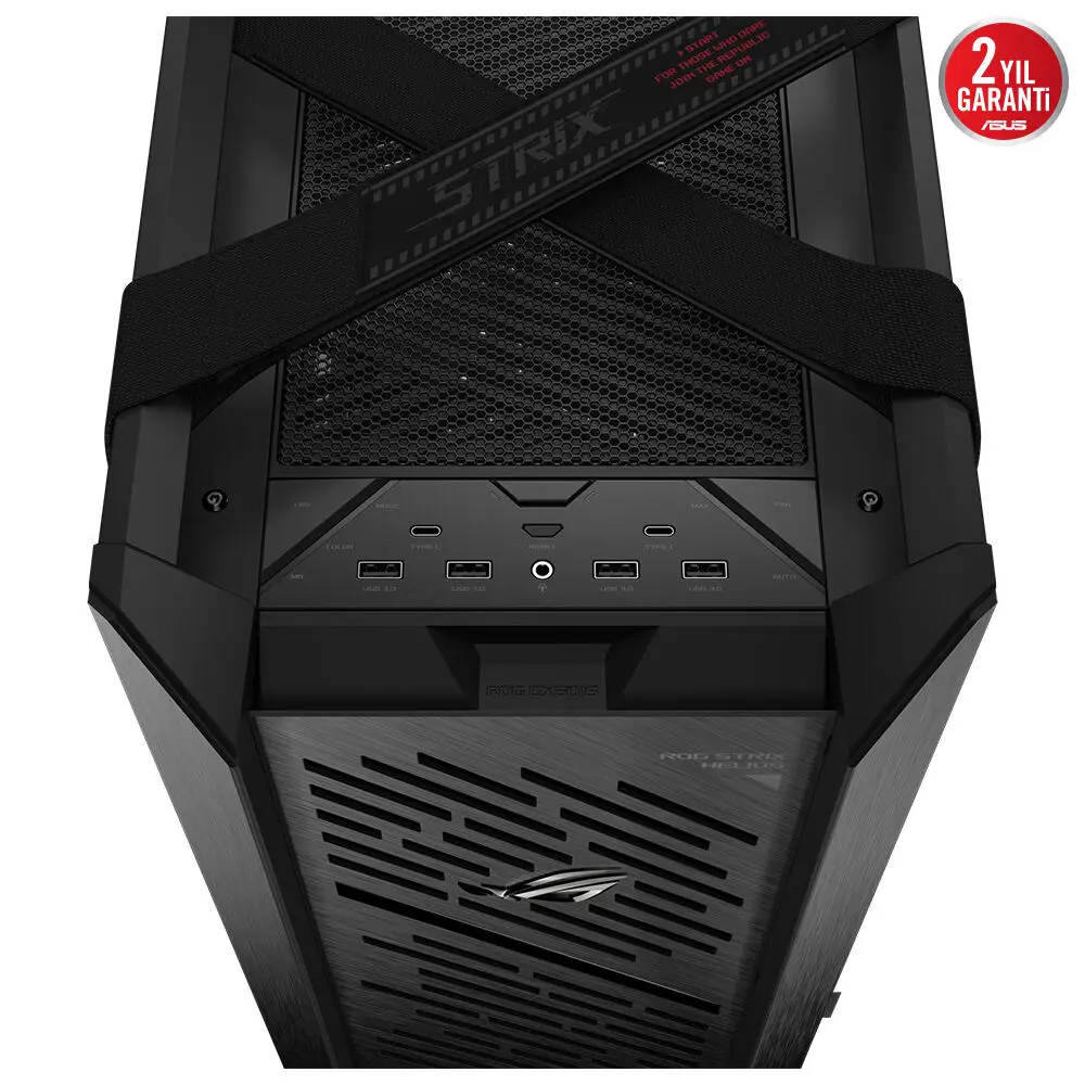 Asus ROG STRIX HELIOS II GX601S Temperli Cam EATX Mid Tower Fanlı ARGB Siyah Kasa