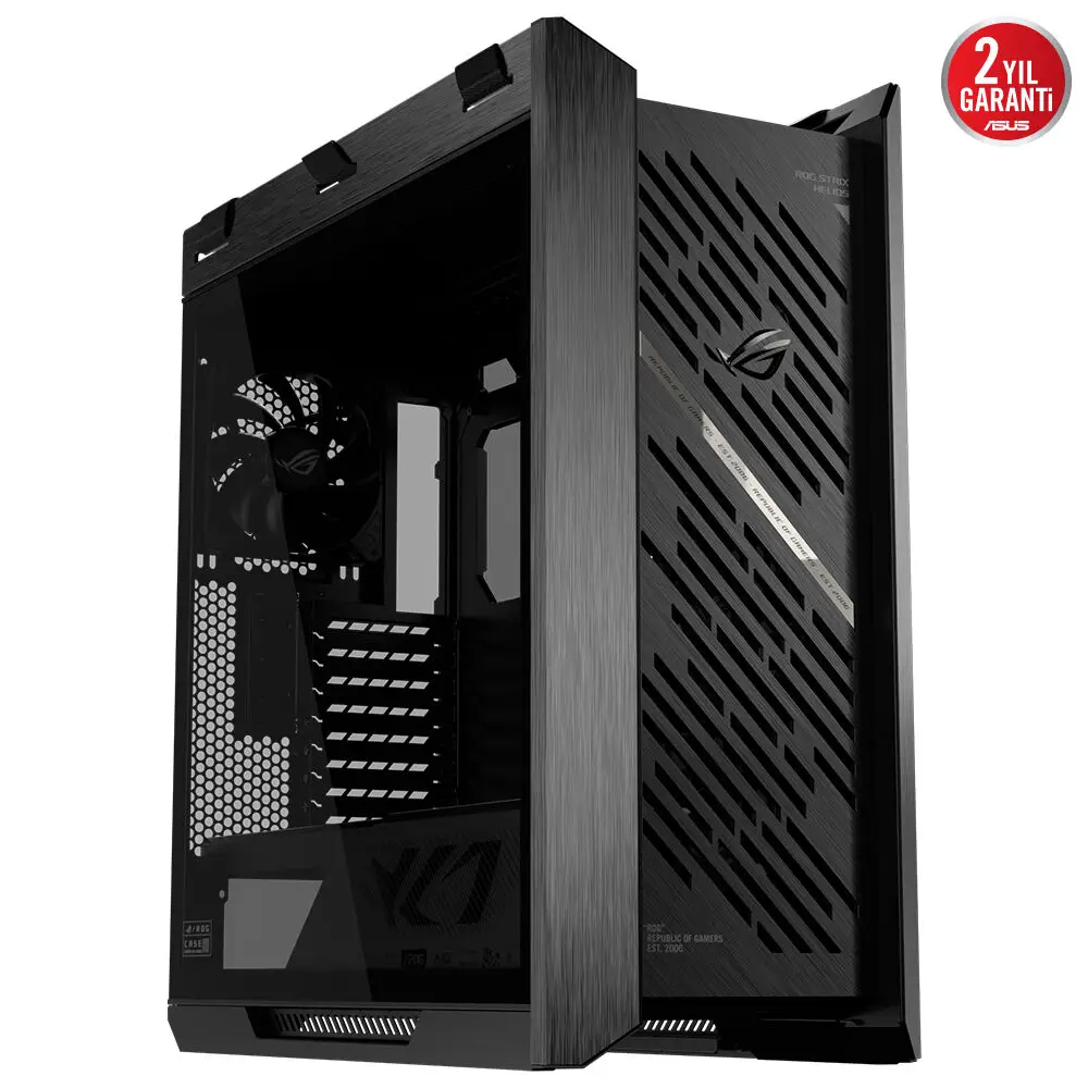 Asus ROG STRIX HELIOS II GX601S Temperli Cam EATX Mid Tower Fanlı ARGB Siyah Kasa