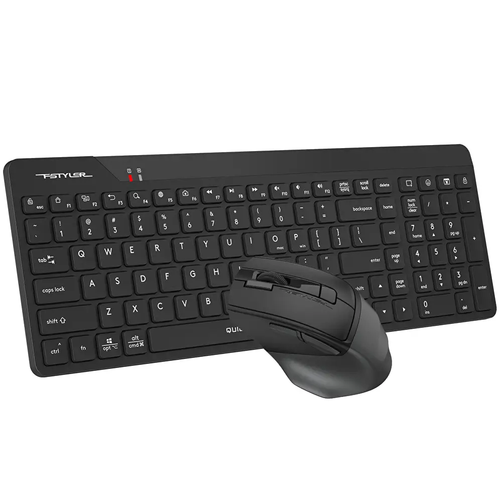 A4 Tech FG2400 Kablosuz Silent Klavye Mouse Set Siyah
