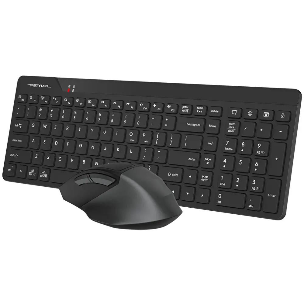 A4 Tech FG2400 Kablosuz Silent Klavye Mouse Set Siyah