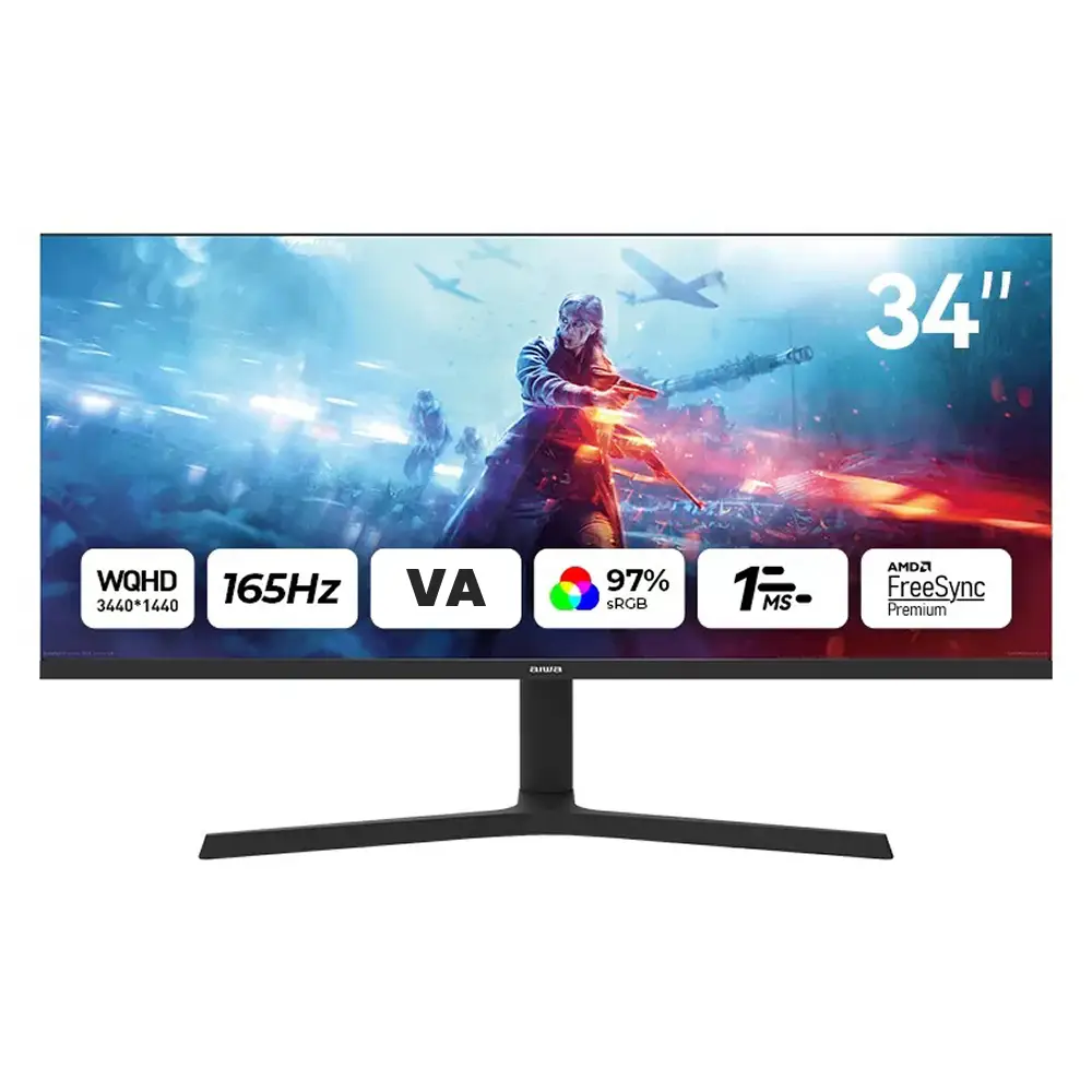 AIWA 34" MP3424-Y Curved 165Hz MM UWQHD Monitör 1ms