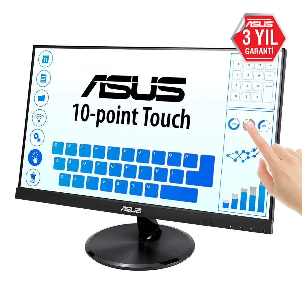 Asus 21.5" VT229H IPS MM Dokunmatik Monitör 5ms