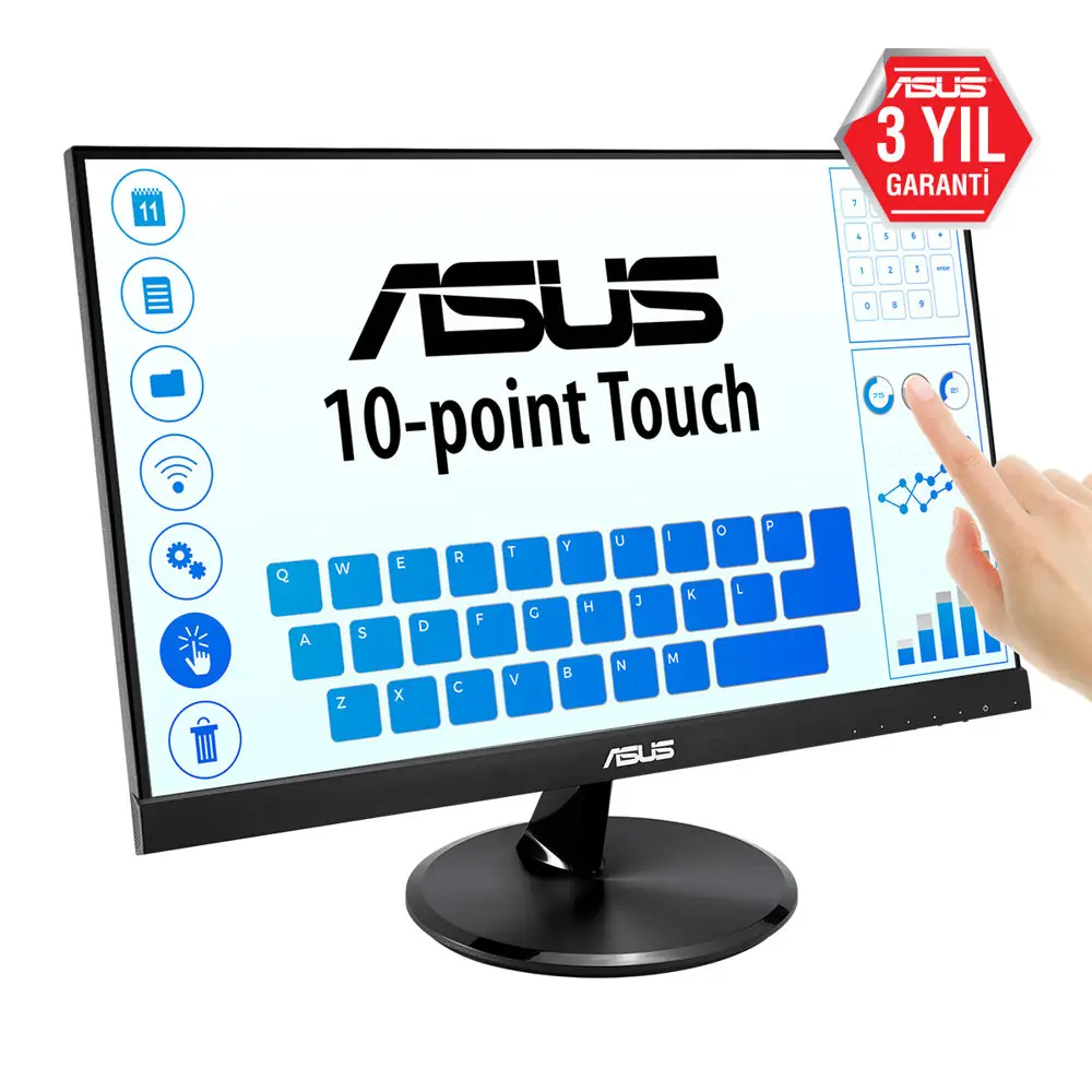 Asus 21.5" VT229H IPS MM Dokunmatik Monitör 5ms