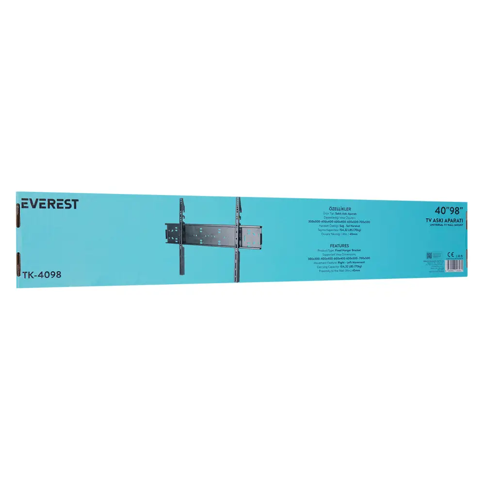 Everest TK-4098 (40'' to 98'') Max 70Kg Askı Aparatı