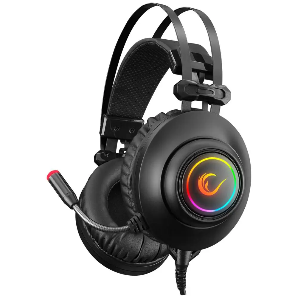 Rampage RM-K1 PULSAR Siyah Usb 7.1 Surround+Titreşim RGB Işık Efektli Gaming Kulaklık