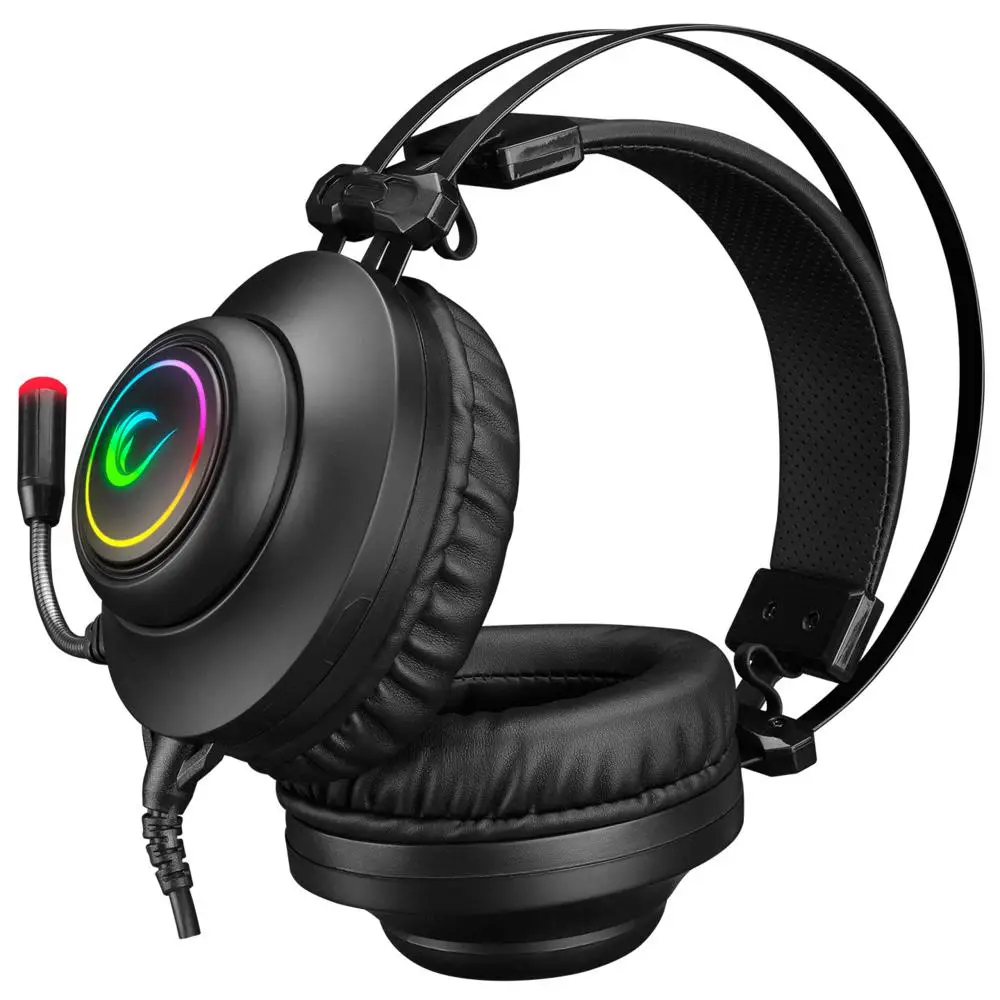 Rampage RM-K1 PULSAR Siyah Usb 7.1 Surround+Titreşim RGB Işık Efektli Gaming Kulaklık