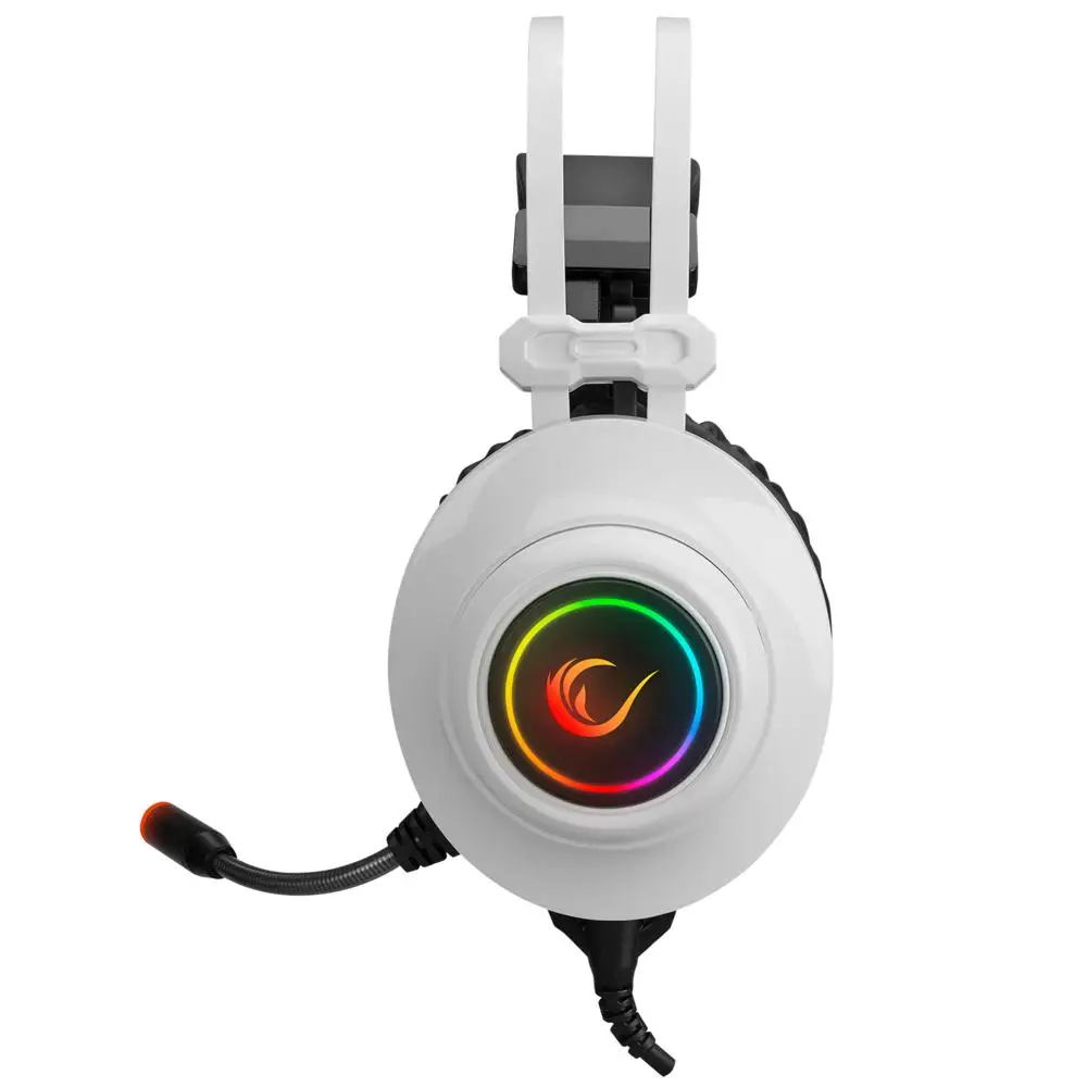 Rampage RM-K1 PULSAR Beyaz Usb 7.1 Surround+Titreşim RGB Işık Efektli Gaming Kulaklık