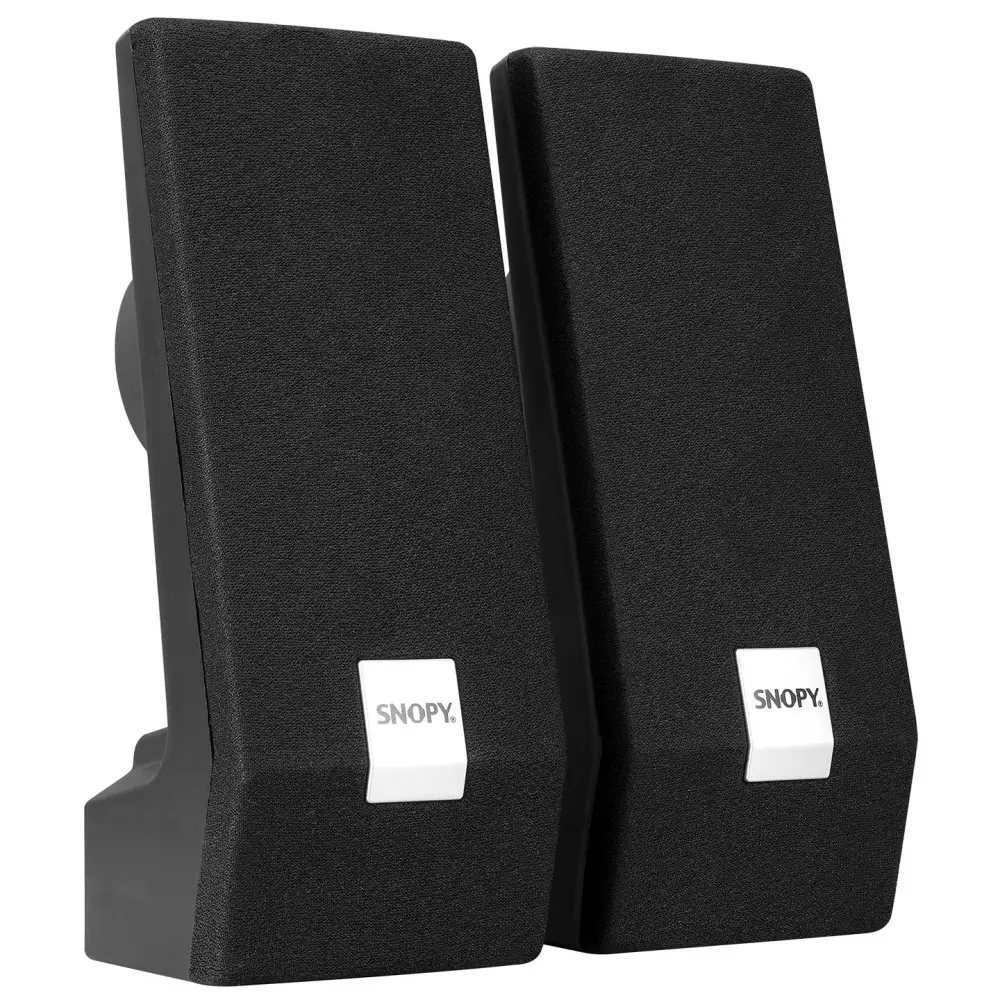 Snopy SN-611 2.0 AC 220V Siyah Speaker Hoparlör (3w Rms)