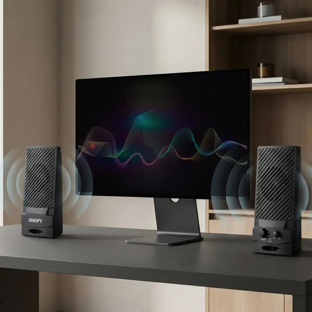 Snopy SN-510 2.0 Siyah USB Speaker Hoparlör