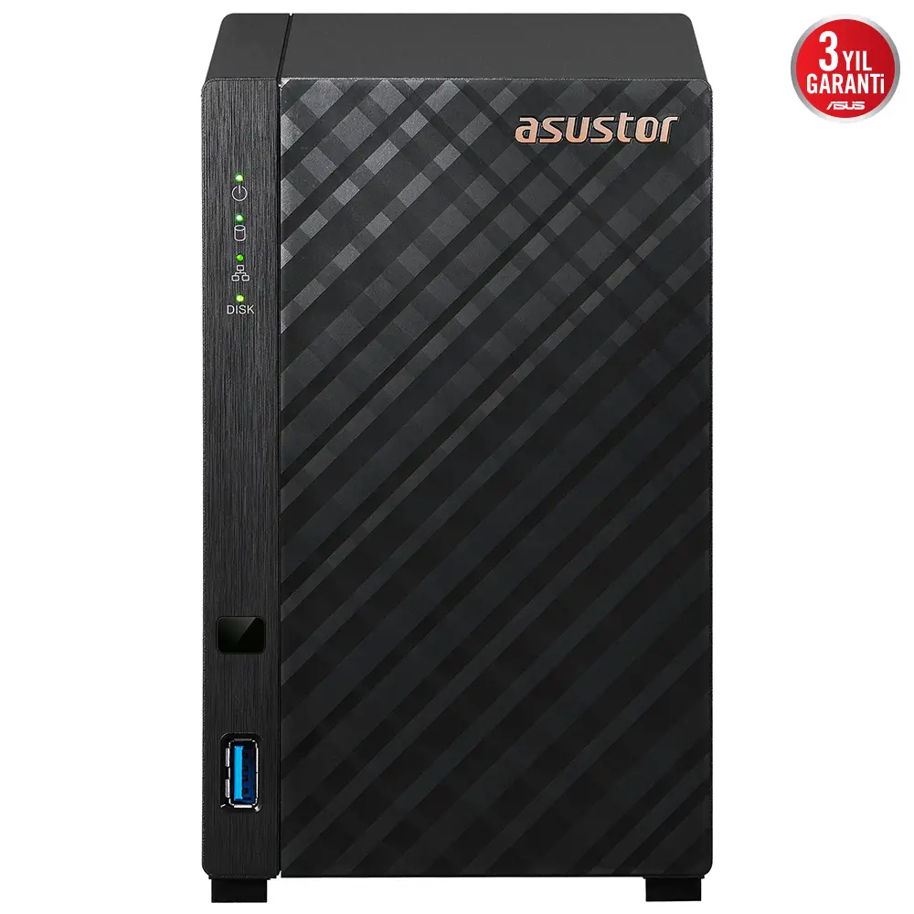 Asustor AS1102TL 2 Disk Yuvalı (2x22TB) Nas Cihazı