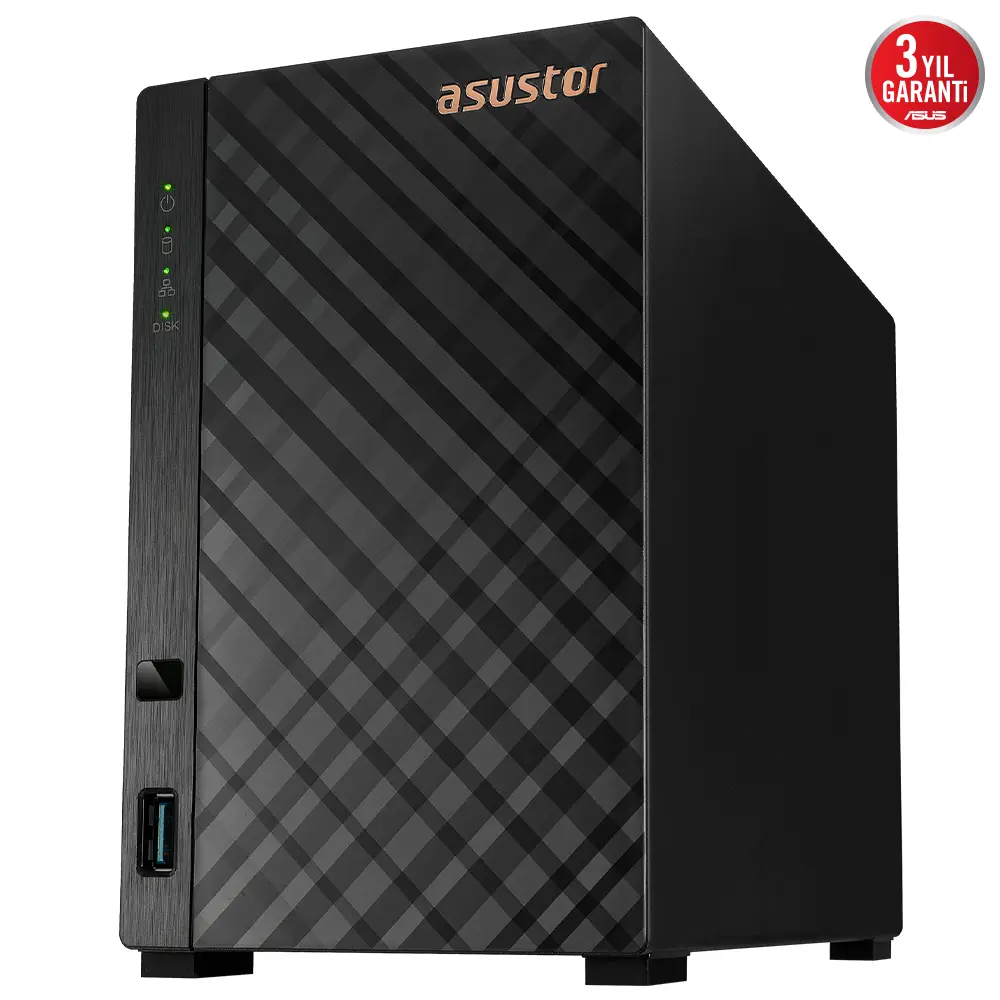 Asustor AS1102TL 2 Disk Yuvalı (2x22TB) Nas Cihazı