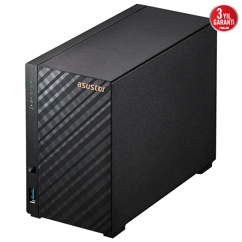 Asustor AS1102TL 2 Disk Yuvalı (2x22TB) Nas Cihazı