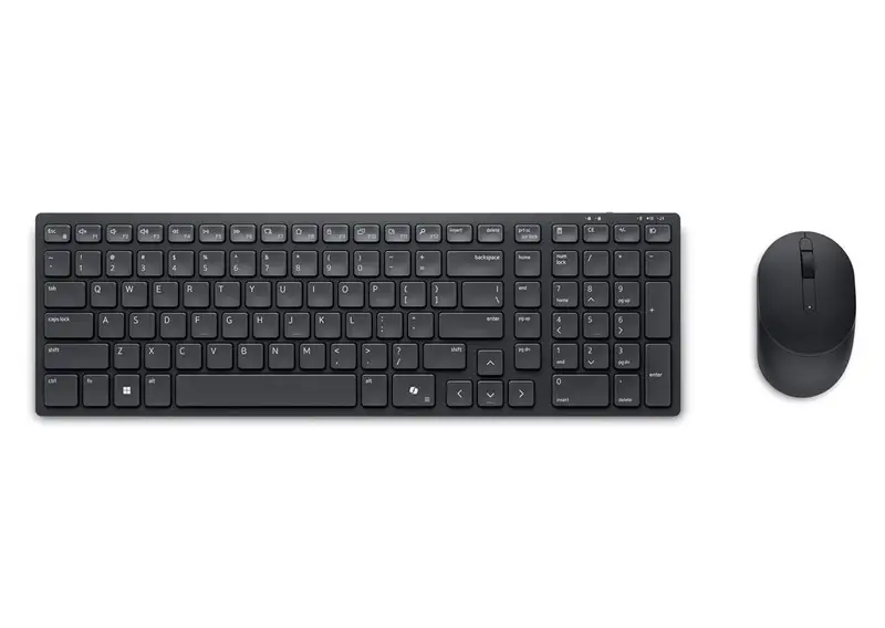 Dell Pro KM555 Sessiz Kablosuz Set Siyah