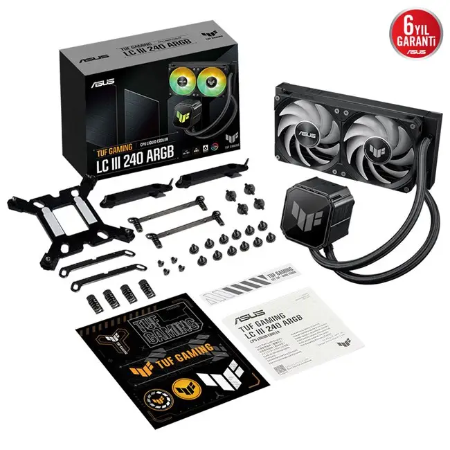 Asus TUF Gaming LC III 240 mm ARGB Sıvı Soğutucu