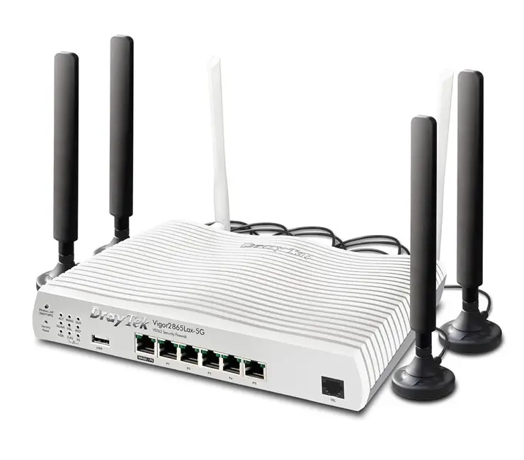 Draytek Vigor2865Lax-5G Dual SIM LTE VPN Router