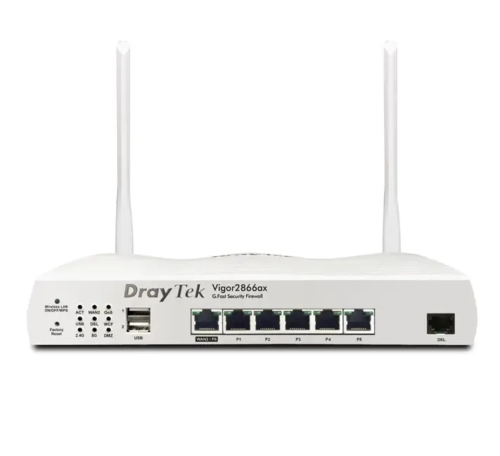Draytek Vigor 2866ax VDSL2&ADSL2 Dual-WAN Firewall