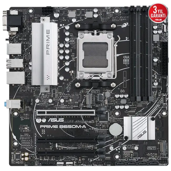 Asus Prime B650M-A AM5 Ryzen DDR5 Vga Hdmi Dp
