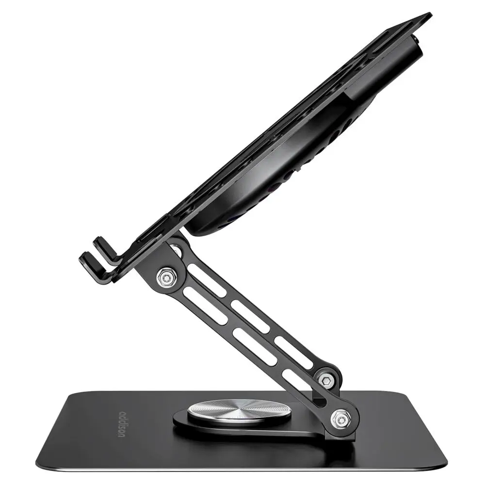 Addison AD-RC36 Steely 360 Derece RGB Fanlı Ayarlanabilir Metal Laptop Stand