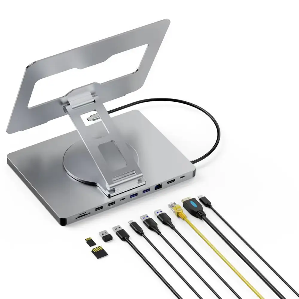 Codegen 10 in 1 Type-C Hub Notebook Macbook Standı Usb-C Docking Station