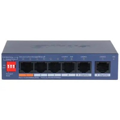 Dahua 4Port 10/100Mbps PoE 60W (CS4006-4ET2GT-60)