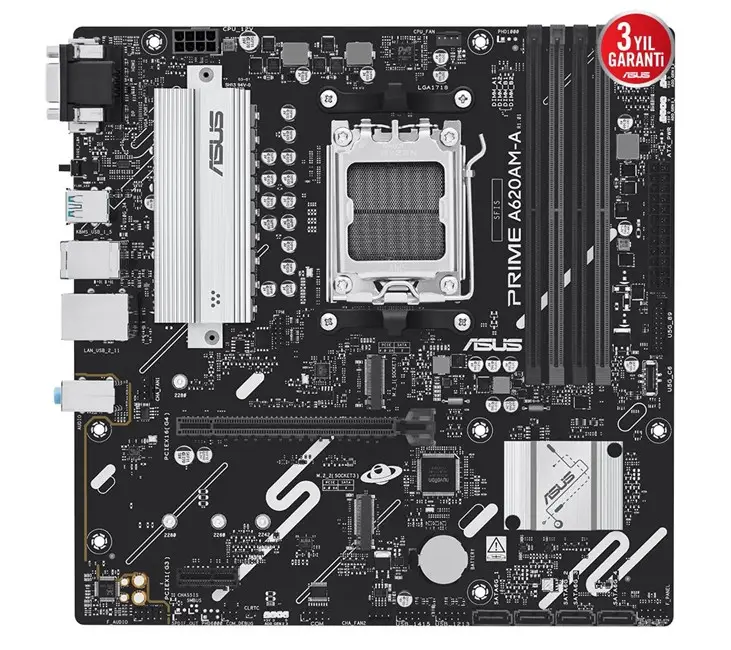 Asus Prime A620AM-A/CSM AM5 Ryzen Vga Dp