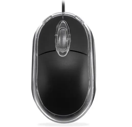 Everest Kablolu Mavi Işıklı Mouse Siyah (KM-6809)